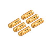 PATIKIL Dart Flight Protectors, Aluminum Alloy Dart Accessories Wing Savers for Steel & Plastic Flights - 6 Pack (Gold Tone)