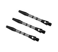 PATIKIL Dart Shafts 41mm/1.6 Inch, 3 Pack 2BA Thread Aluminum Dart Stems Dart Accessories for Steel Tip, Black