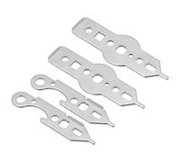 PATIKIL Dart Wrench Tool Kit, Set of 4 Multi-Purpose Dart Accessories for Aluminum Rod and Dart Head Tips, Silver Tone