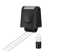 PATIKIL Dashed Handwriting Lines Practice Roller Stamp, Self Inking Line Rolling Stamps Sentence Strips Handwriting Practice for Teachers Classroom Office Home, Black