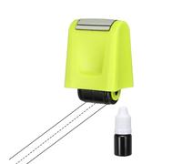 PATIKIL Dashed Handwriting Lines Practice Roller Stamp, Self Inking Line Rolling Stamps Sentence Strips Handwriting Practice for Teachers Classroom Office Home, Green