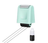 PATIKIL Dashed Handwriting Lines Practice Roller Stamp, Self Inking Line Rolling Stamps Sentence Strips Handwriting Practice for Teachers Classroom Office Home, Light Sky Blue