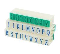 PATIKIL Detachable Letter Stamp, 17mm Plastic 26 Digits Font Size 1 Alphabet A-Z Combination Set for Card Tag Scrapbook Craft Making Teaching