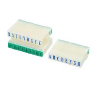 PATIKIL Detachable Letter Stamp, 7mm Plastic 26 Digits Font Size 4 Alphabet A-Z Combination Set for Card Tag Scrapbook Craft Making Teaching