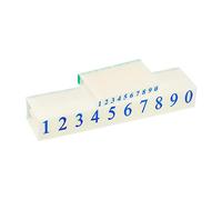 PATIKIL Detachable Number Stamps, 2 Set Numeral 0-9 Number Stamp Combination Set Number Stamper Initial Stamp Font Size 7x5mm & 17x11mm for Card Tag Scrapbook Craft Making Teaching