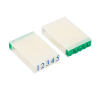 PATIKIL Detachable Number Stamps, 2 Set Numeral 0-9 Number Stamp Combination Set Number Stamper Initial Stamp Font Size 5x3mm for Card Tag Scrapbook Craft Making Teaching