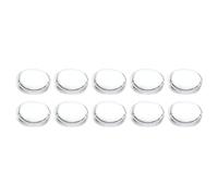 PATIKIL Diameter 16mm Height 6mm Flat Convex Lens, 10 Pcs Acrylic LED Optical Convex Condenser Lens for LED Flashlight Bike Head Lamp, Transparent