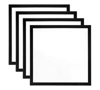 PATIKIL Diamond Art Frames, 4 Pcs 11" x 11" Inch Magnetic Self Adhesive Diamond Art Frames Suitable for 10" x 10" Picture Painting Canvas Frames for Wall Window, Black