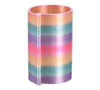 PATIKIL Diamond Art Painting Canvas Holder, Diamond Art Storage Rolls Anti-Roll Canvas Rings Organizer Painting Roller Bracket 3D Printing for DIY Craft Tool Accessories, Rainbow