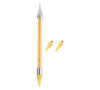 PATIKIL Diamond Art Pen with Wax, Dual Ended, Yellow, 5.8 Inch, Adult, DIY Craft, Modern, Contemporary, Drill Pen