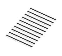 PATIKIL DIP Pin Header Single Row 40P 11mm Length Copper Plated for PCB Pack of 10