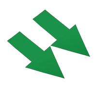 PATIKIL Directional Arrow Sticker, 24 Pcs 12" PVC Arrow Removable Adhesive Decals for Wall Floor Marking, Green
