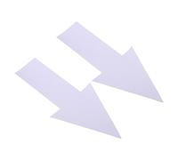 PATIKIL Directional Arrow Sticker, 30 Pcs 8" PVC Arrow Removable Adhesive Decals for Wall Floor Marking, White
