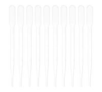 PATIKIL Disposable Transfer Pipettes, 100pcs 3ml LDPE Polyethylene Plastic Pipette Individually Wrapped for Transfer Liquid for Lab, Chemistry, Clear