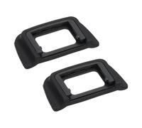 PATIKIL DK-20 Viewfinder Eyepiece Eyecup, 2 Pack Camera Eyecup Eye Cup Protector Replacement Accessories for Nikon Block Flare and Sunlight Scratch Resistance Protection, Black