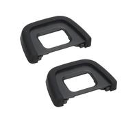 PATIKIL DK-23 Viewfinder Eyepiece Eyecup, 2 Pack Camera Eyecup Eye Cup Protector Replacement Accessories for Nikon Block Flare and Sunlight Scratch Resistance Protection, Black