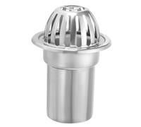PATIKIL Dome Gutter Guard, Stainless Steel Downspout Strainer, Anti-Blocking Strainer Floor Line Gutter Cleaning Tool for Balcony Garden Patio, 4 Inch