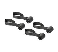 PATIKIL Door Anchor for Resistance Bands, 4 Pack Heavy Type Exercise Bands Attachment Door Anchor System for Yoga Strap Loop Bands, Black