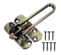 PATIKIL Door Chain Lock, 1 Pcs Door Swing Bar Lock for Home Security Front Doors and Inside Doors with 7 Pcs Screws for Home Bedroom Hotel Apartment, Dark Green