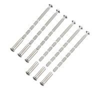PATIKIL Door Handle Screws M3x60, 6 Set Cabinet Handle Break Away Screws for Drawer Pull with M3x16 Sleeve Slub Bolt for Door Lever Knob