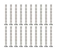 PATIKIL Door Handle Screws M4x45, 20Pcs Break Away Screws Phillips Drive Flat Countersunk Head Bolts Cabinet Handle Screw for Door Handle Lever