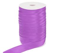 PATIKIL Double Fold Bias Tape, 1 Inch x 55 Yard Continuous Bias Binding Tape Satin Fabric for Sewing Quilting Seaming Hemming Piping Apparel Crafts, Grape Purple