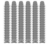 PATIKIL Drawstring Backpack Bulk 100 Pack Draw String Bags 210D Polyester Gym Cinch Sack for Women Men Gym Sport Travel Party, Grey (16.5" x 13.3")