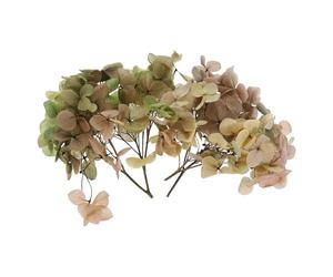 PATIKIL Dried Hydrangea Flower, 10g Natural Pressed Flowers Real Hydrangeas Petals for DIY Resin Crafts Card Floral Gift Candle Making Decor, Gradient Light Green Pink