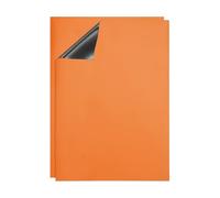 PATIKIL Dry Erase Board, A4 2 Pack Magnets Whiteboard Fridge Calendar to Do List Magnetic Board Office Supplies for Home Kitchen Refrigerator Desk Wall, Orange