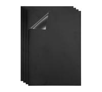 PATIKIL Dry Erase Board, A4 4 Pack Magnets Whiteboard Fridge Calendar to Do List Magnetic Board Office Supplies for Home Kitchen Refrigerator Desk Wall, Black