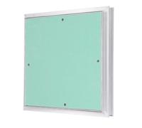 PATIKIL Drywall Access Panel 300mm x 300mm, Aluminum Frame Wall Hole Cover Plumbing Access Doors for Wall Ceiling, Green