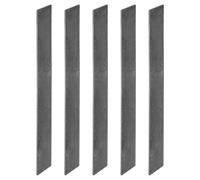 PATIKIL E52100 Steel Flat Bar, 5 Pcs 12" x 1 1/2" x 1/8" Knife Making Steel Iron Stock for Forging Blade Knife Sword Chopper