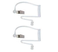 PATIKIL Earpiece Headphones Air Duct Replacement, 2 Pcs Intercom Headset Accessories for Secret Service Security Guard Agent Costume Props, Transparent