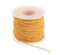 PATIKIL Elastic String for Bracelet 164Ft/50M Length 1mm Dia Orange | 1 Roll,Sturdy Stretchy String Cord,for Jewelry Making Necklace Beading Craft DIY