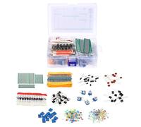 PATIKIL Electronics Components Kit Assortment, 1818pcs Metal Film Resistor, Diode, Capacitor, LED, Potentiometer, Transistor, Regulators, PCB for DIY Project