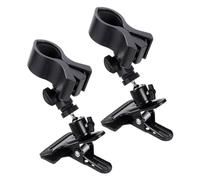 PATIKIL Embroidery Hoop Holder Clip, 360° Rotated Adjustable Table Clamp Metal Cross Stitch Clip Microphone Holder Opening Up to 2.4 Inch for Needle Sewing Microphone