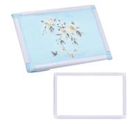 PATIKIL Embroidery Hoops Universal Clip Embroidery Hoop Frame Reusable Square Rectangle Plastic Clip Frame Embroidery Hoop for Art Craft Sewing(11 x 17 inch)