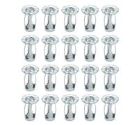 PATIKIL Expansion Screw Petal Nuts M5, 20 Pcs Jack Nut Carbon Steel Petal Shape Rivet Nut Insert Nuts Fasteners for Hollow Wall Thin Soft Wall Iron Skin