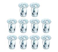 PATIKIL Expansion Screw Petal Nuts M6, 10 Pcs Jack Nut Carbon Steel Petal Shape Rivet Nut Insert Nuts Fasteners for Hollow Wall Thin Soft Wall Iron Skin