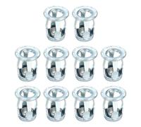PATIKIL Expansion Screw Petal Nuts M8, 10 Pcs Jack Nut Carbon Steel Petal Shape Rivet Nut Insert Nuts Fasteners for Hollow Wall Thin Soft Wall Iron Skin