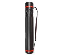 PATIKIL Extendable Poster Tubes, Expand from 31.5" to 53.1" with Strap, Art Document Storage Carry Tubes for Blueprints Drawings Artwork, Black