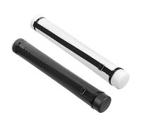 PATIKIL Extendable Poster Tubes with Strap, 2pcs Expand from 24.8" to 42.5" Art Document Storage Carry Tubes for Blueprints Drawings Art, Black White