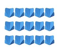 PATIKIL Extra Thick Standard Dart Flights, 15 Pack Durable Flights for Enhanced Performance, Blue