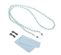 PATIKIL Eyeglass Chains for Women, Stylish Glasses Chain Sunglass Strap Glasses Beaded String Holder with Loops Ends for Reading Blue Light Glasses, Blue