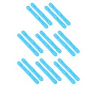 PATIKIL Eyeglass Ear Cushions, 12 Pairs Silicone Glasses Ear Grip Hooks Anti-Slip Eyeglass Temple Tips Sleeve Nose Pads for 3-10mm Glasses Comfort Sport, Blue