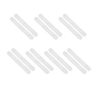 PATIKIL Eyeglass Ear Cushions, 7 Pairs Silicone Glasses Ear Grip Hooks Anti-Slip Eyeglass Temple Tips Sleeve Nose Pads for 3-10mm Glasses Comfort Sport, White