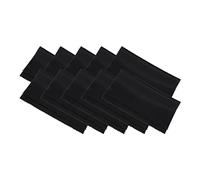 PATIKIL Eyeglass Microfiber Cleaning Cloth 7"x6", 10 Pack Glasses Cleaning Cloth Soft Wipe Screen Cloth for Camera Lens Eyeglasses Screens in Individual Vinyl Pouch, Black
