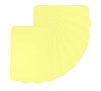 PATIKIL Fabric Iron-on Patches, 8Pcs 5x4 Inch Inside & Outside Strong Glue 100% Cotton Repair Patches Kit for Clothing Pants Mending and Decorating, Light Yellow
