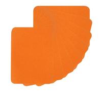 PATIKIL Fabric Iron-on Patches, 8Pcs 5x4 Inch Inside & Outside Strong Glue 100% Cotton Repair Patches Kit for Clothing Pants Mending and Decorating, Orange-Yellow