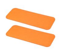 PATIKIL Felt Base Shaper 12x5 Inch, 2 Pcs Bag Bottom Shaper Pad Purse Liner Board Insert Oval for Handbags Tote Crossbody Bag Backpack, Orange
